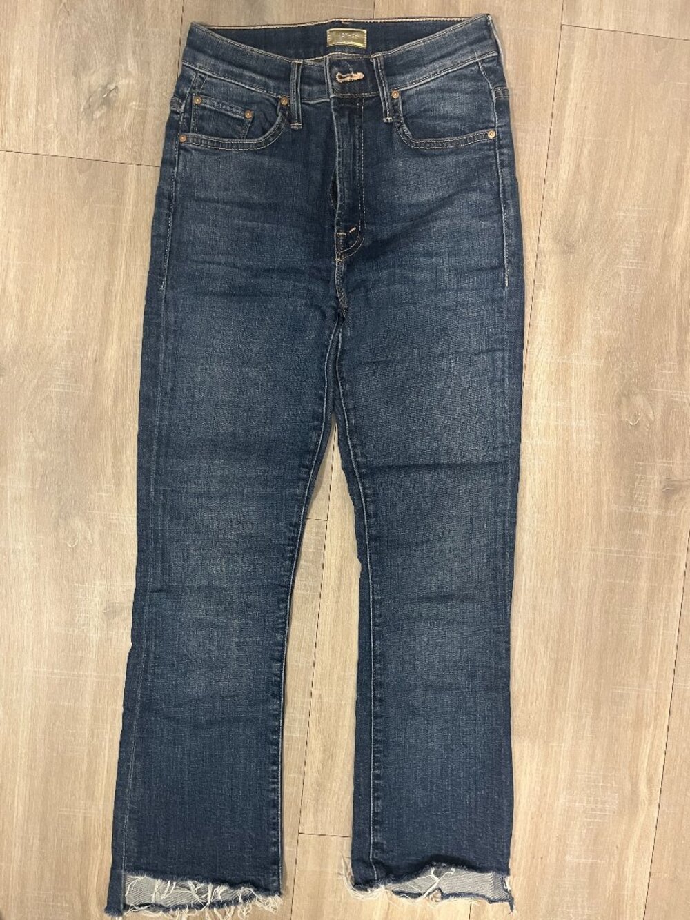 MOTHER The Hustler Ankle Fray Jeans Size 24